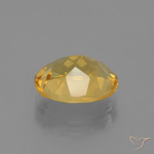 Citrino Dorato medio-chiaro naturale da 2.24 ct, Ovale, VVS