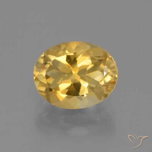 2.34ct Naturale Oro brillante Citrino, Ovale, VVS-VS