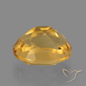 Citrino Arancio Dorato Profondo naturale da 2.96 ct, Ovale, VVS-VS