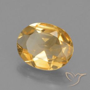 Citrino Arancio Dorato Profondo naturale da 1.82 ct, Ovale, VS
