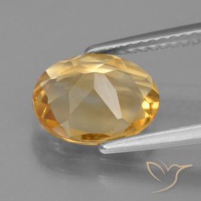 Citrino Arancio Dorato Profondo naturale da 1.82 ct, Ovale, VS