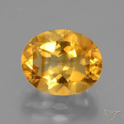2.72ct Naturale Arancio intenso-OroG Citrino, Ovale, VVS-VS