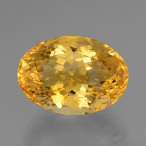 Citrino Arancio dorato naturale da 18.27 ct, Taglio ovale, VVS