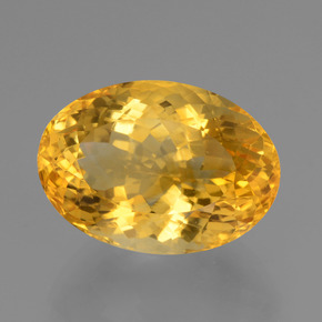 Citrino Arancio dorato naturale da 18.27 ct, Taglio ovale, VVS