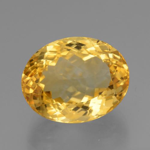 Citrino Dorato medio naturale da 19.49 ct, Taglio ovale, VVS-VS