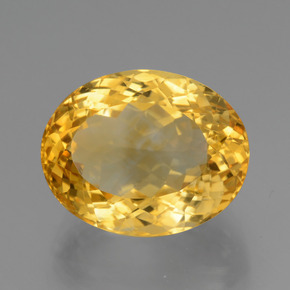 Citrino Dorato medio naturale da 19.49 ct, Taglio ovale, VVS-VS