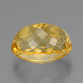 Citrino Dorato medio naturale da 19.49 ct, Taglio ovale, VVS-VS