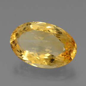 Citrino Dorato medio naturale da 21.00 ct, Taglio ovale, VVS