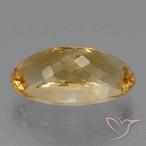 Citrino Arancio Dorato Profondo naturale da 14.52 ct, Taglio ovale, VVS