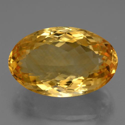Citrino Dorato scuro naturale da 16.61 ct, Taglio ovale, VVS