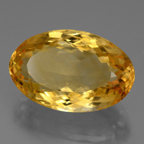 Citrino Dorato scuro naturale da 16.61 ct, Taglio ovale, VVS