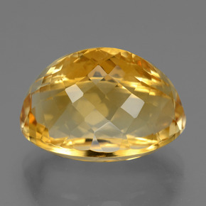 Citrino Arancio Dorato Profondo naturale da 19.66 ct, Taglio ovale, VVS
