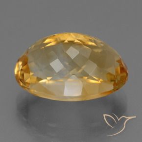 Citrino Dorato scuro naturale da 13.53 ct, Ovale, VVS-VS
