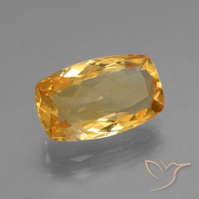 Citrino Arancio Dorato Profondo naturale da 3.63 ct, Cuscino, VVS-VS