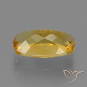 Citrino Arancio Dorato Profondo naturale da 3.73 ct, Cuscino, VVS-VS