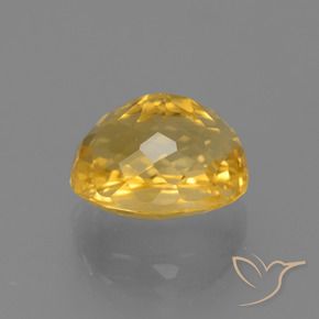 Citrino Arancio Dorato Profondo naturale da 4.88 ct, Ovale, VVS-VS