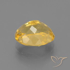 Citrino Arancio dorato naturale da 4.13 ct, Ovale, VVS-VS