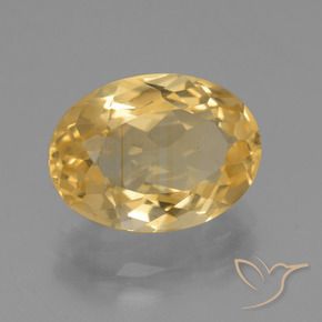 Citrino Oro naturale da 3.80 ct, Ovale, VVS-VS