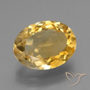 Citrino Oro brillante naturale da 3.93 ct, Ovale, VVS-VS
