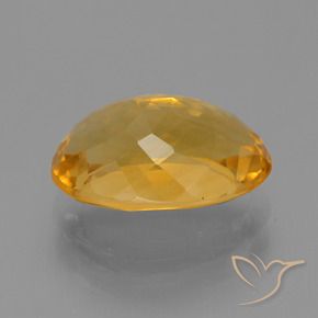 Citrino Arancio Scuro-Oro naturale da 3.95 ct, Ovale, VS