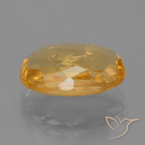 Citrino Arancione scuro naturale da 4.64 ct, Ovale, VS