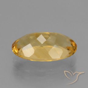 Citrino Arancio Dorato Profondo naturale da 3.73 ct, Ovale, VVS-VS