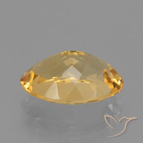 Citrino Arancio chiaro-Oro naturale da 3.63 ct, Ovale, VVS