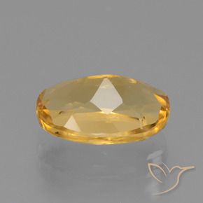 Citrino Dorato medio-scuro naturale da 2.48 ct, Ovale, VVS