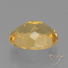 Citrino Oro medio naturale da 4.21 ct, Ovale, VS