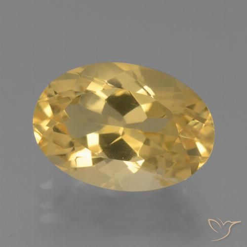 4.46ct Naturale Oro medio Citrino, Ovale, VVS