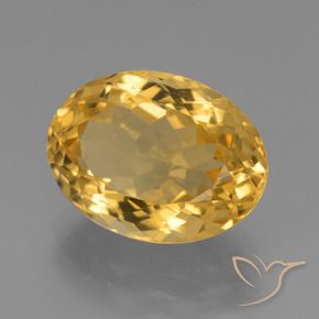 Citrino Dorato scuro naturale da 6.44 ct, Ovale, VVS-VS