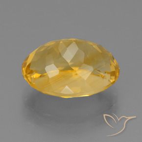 Citrino Dorato scuro naturale da 6.44 ct, Ovale, VVS-VS