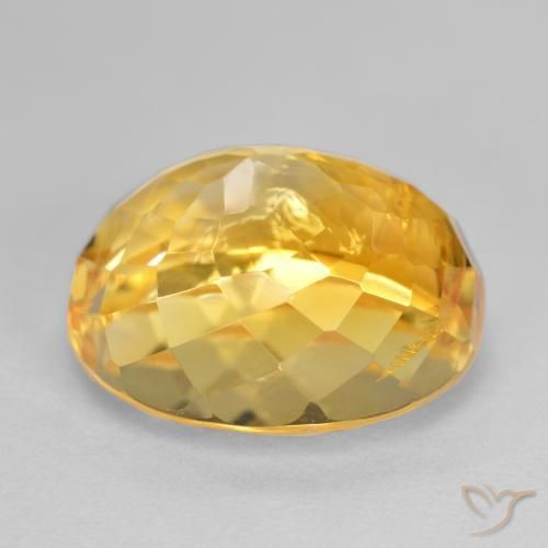 Citrino Oro medio naturale da 6.38 ct, Ovale, SI