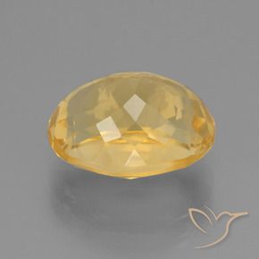 Citrino Dorato medio-scuro naturale da 6.03 ct, Ovale, VVS