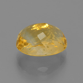 Citrino naturale dorato da 5,95 ct, taglio ovale, VVS
