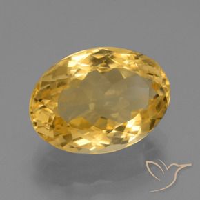 Citrino Oro medio naturale da 6.54 ct, Ovale, VVS