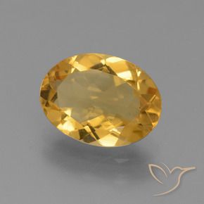 Citrino Dorato scuro naturale da 2.34 ct, Ovale, VVS-VS