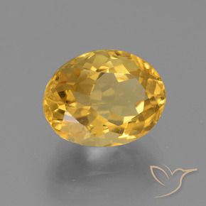 Citrino Oro naturale da 3.13 ct, Ovale, VVS