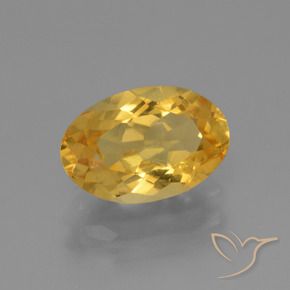 Citrino Arancio Dorato Profondo naturale da 2.21 ct, Ovale, VVS