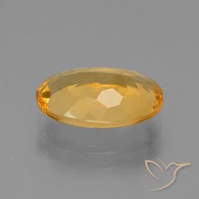 Citrino Arancio intenso-OroG naturale da 2.70 ct, Ovale, VVS