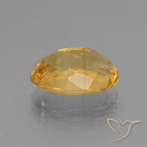 Citrino Dorato medio-scuro naturale da 3.05 ct, Ovale, VVS