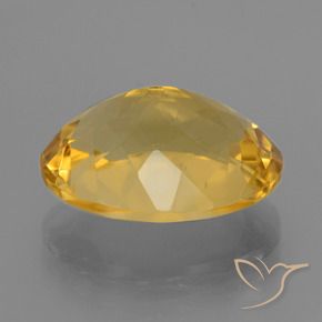 Citrino Dorato naturale da 8.13 ct, Taglio ovale, VVS-VS
