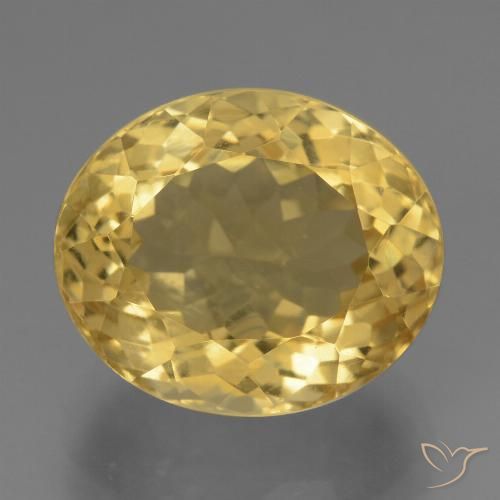 7.40ct Naturale Oro Citrino, Ovale, VVS