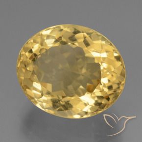 Citrino Oro naturale da 7.40 ct, Ovale, VVS