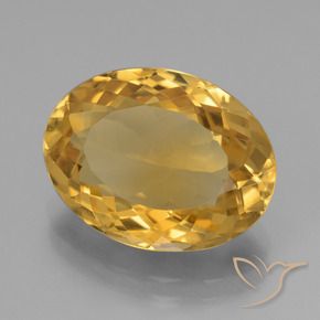 Citrino Dorato scuro naturale da 6.40 ct, Ovale, VS