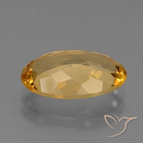 Citrino Arancio-Oro naturale da 4.72 ct, Ovale, VVS