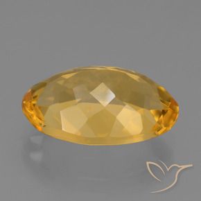 Citrino Arancio Dorato Profondo naturale da 6.22 ct, Ovale, VVS