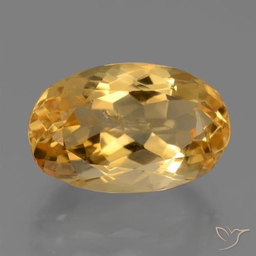6.29ct Naturale Dorato scuro Citrino, Ovale, VS-SI