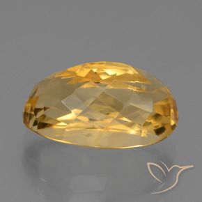 Citrino Dorato scuro naturale da 6.29 ct, Ovale, VS-SI