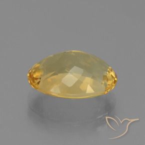 Citrino Dorato naturale da 4.00 ct, Ovale, VVS-VS
